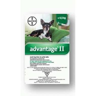 Advantage II (Canine - Small) 4X0.4ml photo