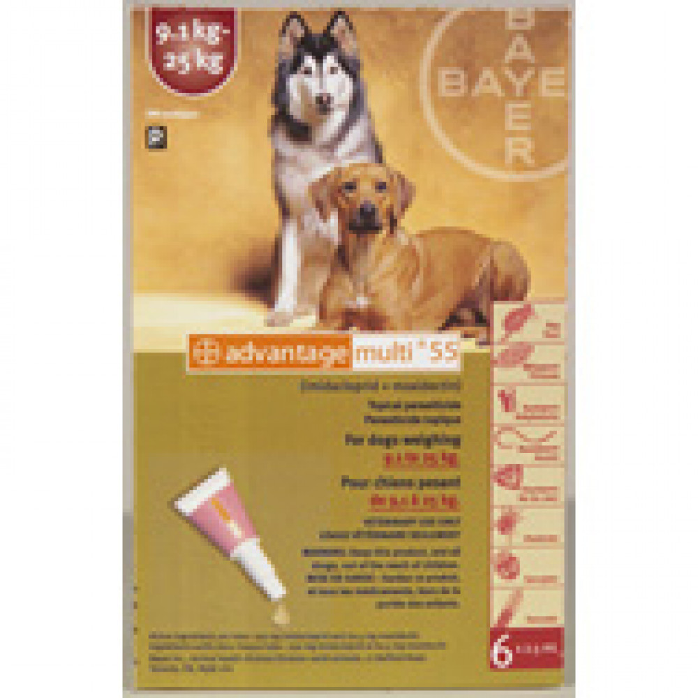 Advantage Multi 55 6X2.5ml photo