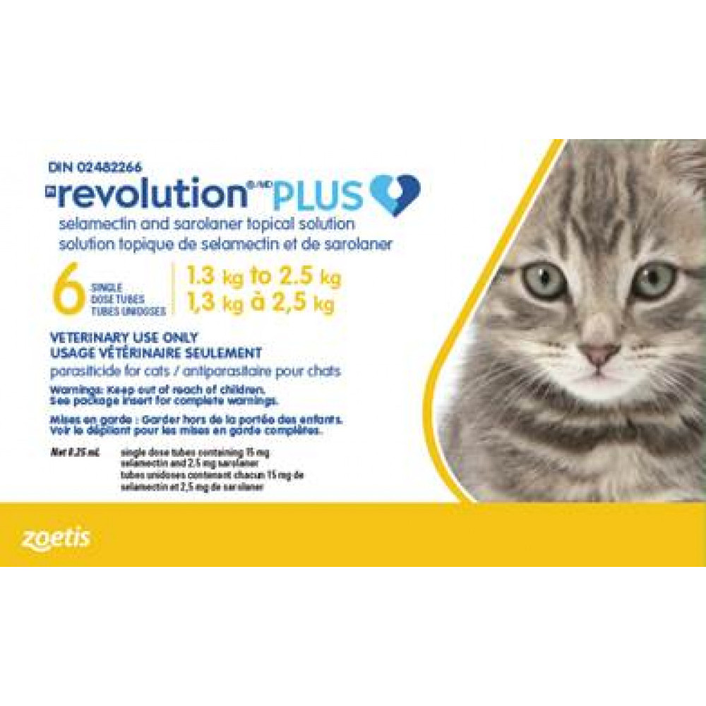 Revolution Plus yellow 1.3-2.5kg feline photo