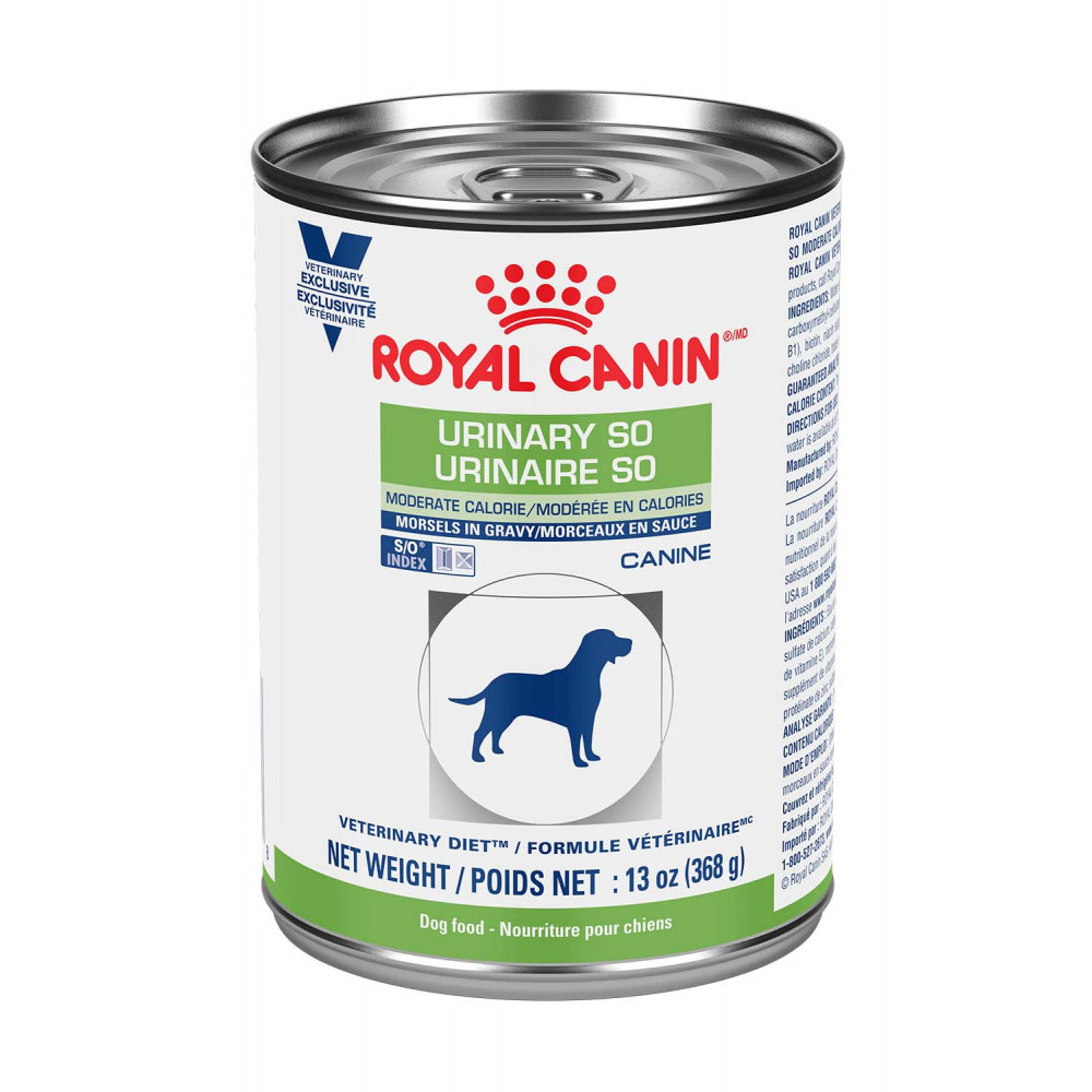 RC Diet Canine Urinary S/O Moderate Calorie Can 12x 368g The Pet