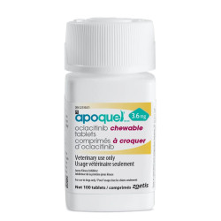 Apoquel Chewable 3.6 mg tablets for dogs to help control allergic itching and atopic dermatitis symptoms