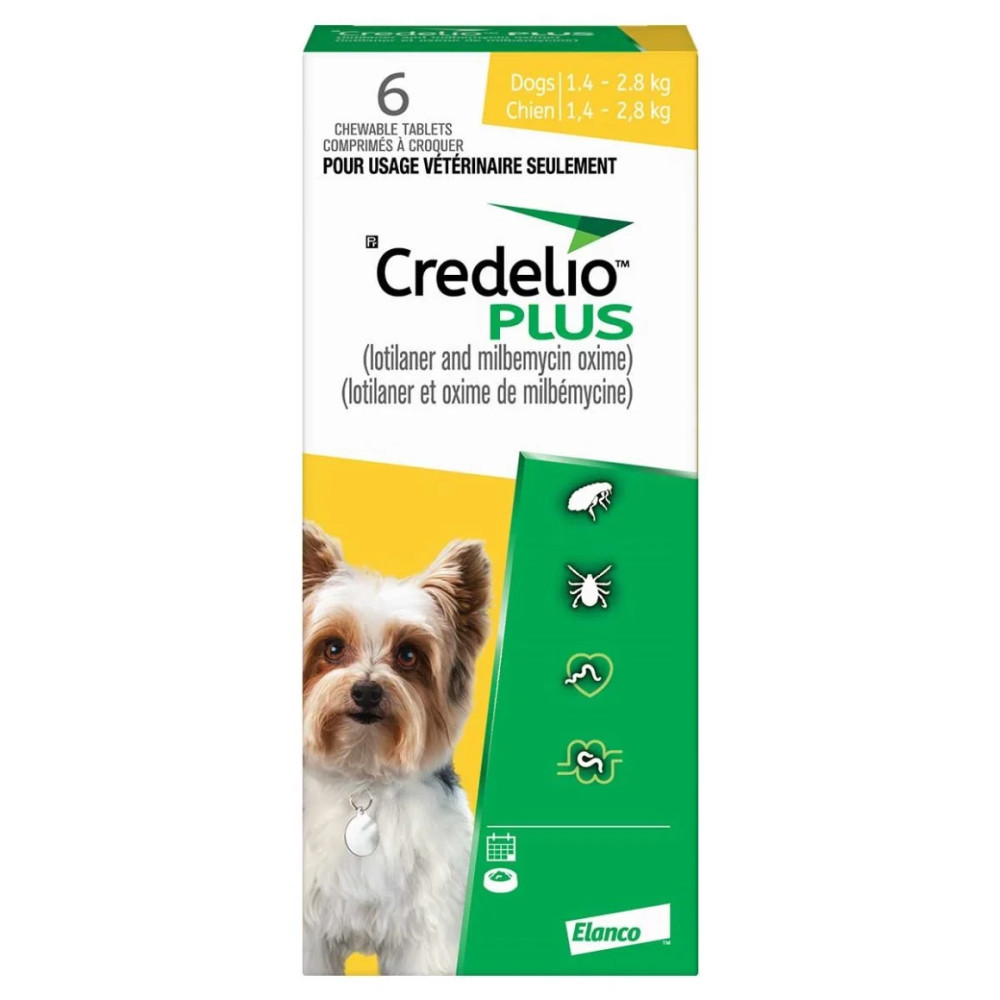 Credelio Plus Yellow 1.4-2.8kg photo