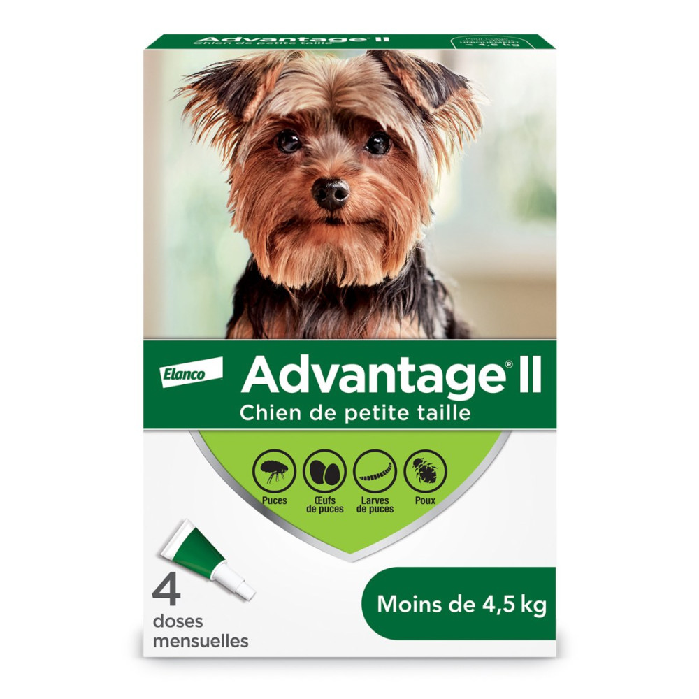 Advantage II (Canine - Small) 4X0.4ml photo