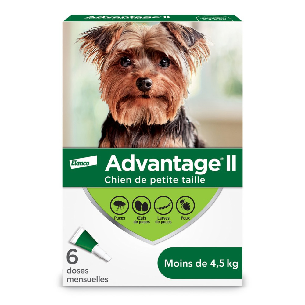 Advantage II (Canine - Small) 6X0.4ml photo