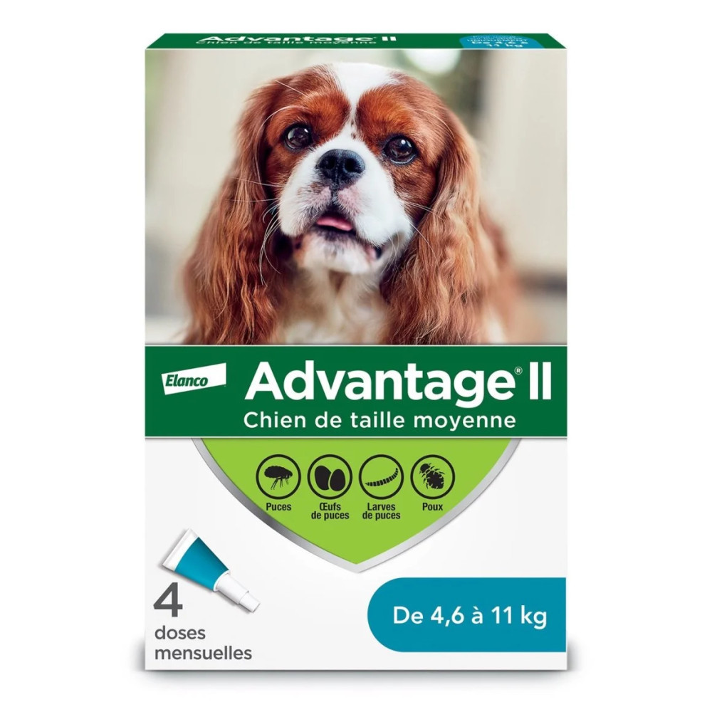 Advantage II (Canine - Medium) 4X1.0ml photo